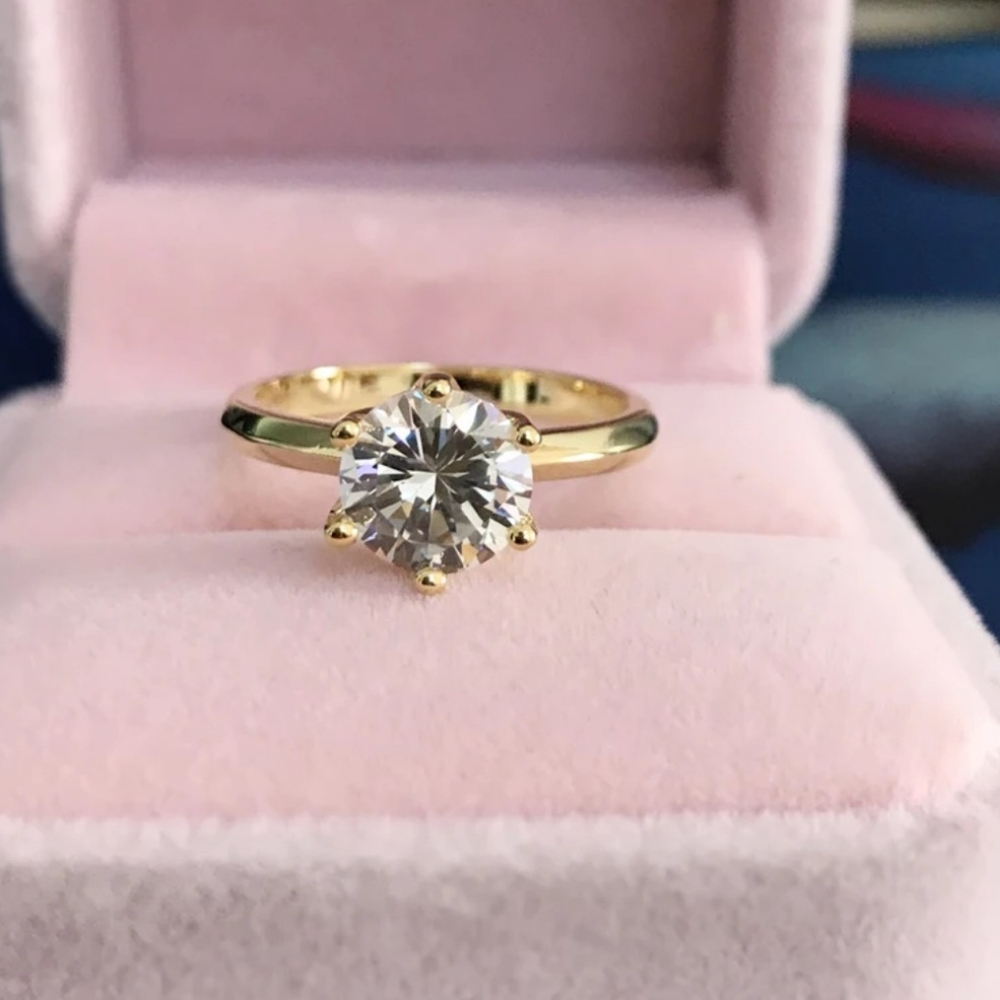 18K Real Gold Plated Ring